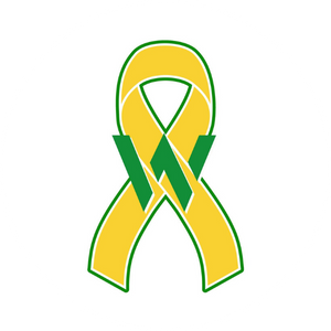  yellow ribbon with district logo